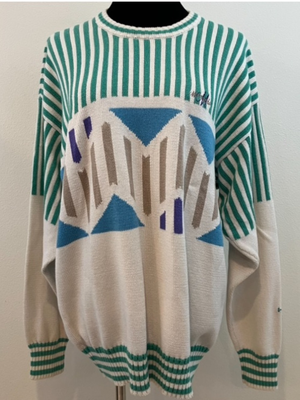 Vintage Geometric Pattern Sweater